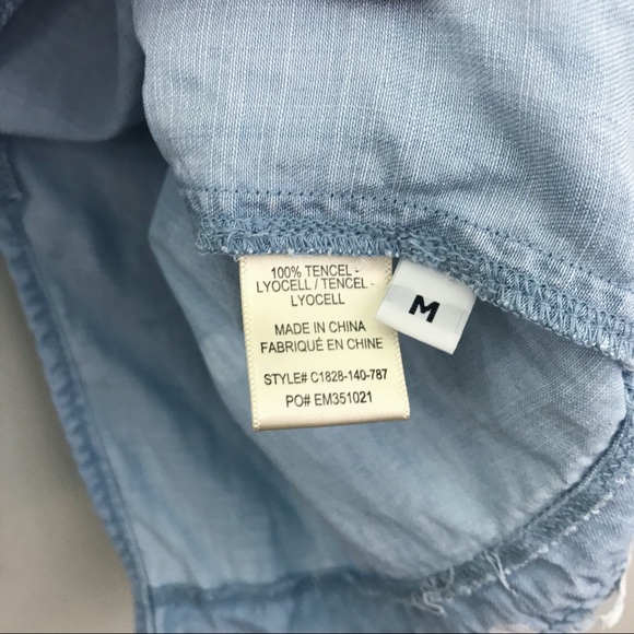 🎈Cloth & Stone Chambray Polka Dot Tank Top - Picture 9 of 9